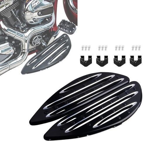 لوحات ركاب دراجة نارية واسعة | الأوتاد الأمامية للأقدام الخلفية في Harley Touring Road King و Road Glide و Street Glide و Electra Glide و Sportster و Dyna و Chrome و Batwing Style in Saudi Arabia