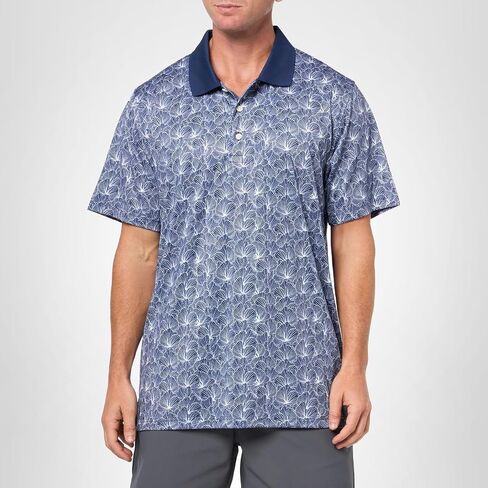Brooks Brothers Men's KNT Perf Leaf Print Polo in Saudi Arabia