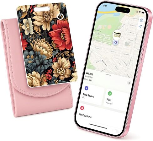 بطاقة تعقب المحفظة (iOS فقط) ، تتبع محفظة بطاقة ذكية قابلة لإعادة الشحن لـ Apple Find ، Thin Bluetooth Tracking Card Tracker ، Finder Key for Keys ، حقائب ، جواز سفر ، ألياف الكربون أسود in Kuwait