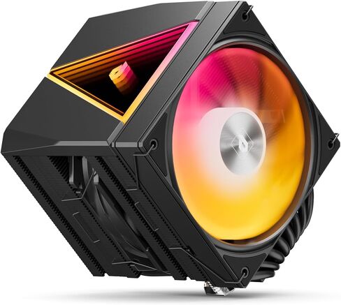 upHere CPU Cooler Air,Dual Tower Cooler with 120mm PWM Fan,8 Heat Pipes for Intel LGA 1851/1700/2011/2066/115X,AM5/AM4/AM3,Black,UE2 Elite K8 in Saudi Arabia