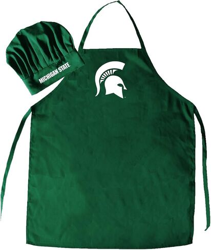 مجموعة قبعة/مريلة الطباخ من Pro Specialities Group Michigan State Spartans، لون الفريق، OSFM in Saudi Arabia