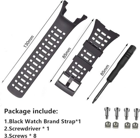 حزام ساعة متوافق مع Suunto Ambit، حزام ساعة بديل من المطاط الناعم لساعة Suunto الذكية Ambit Series 1/2/2S/2R/3 Sport/3 Run/3 Peak in Kuwait