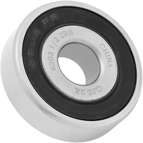 [4 حزمة] 6203-2RS-1/2-كرة شعاعية عميقة الأقساط تحمل 1/2 في x 1.575 في x 0.473 في (معرف x od x عرض) | 12.7 مم × 40 مم × 12 مم (معرف X OD X عرض) مع ختم مطاطي مزدوج in Kuwait