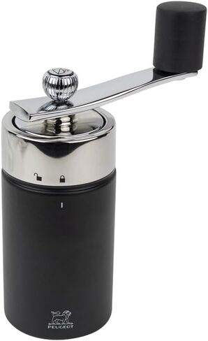 Peugeot - Isen Manual Nutmeg Mill with Crank handle - Beechwood and Stainless Steel, Black, 16 cm in Saudi Arabia