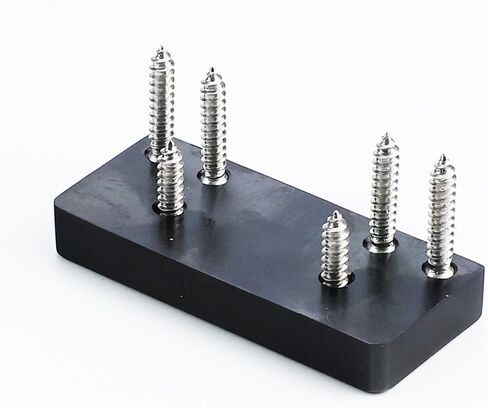 Guitar Bridge String Locks 6 String Guitar Locking Nut Headless Guitar String Lock Titanium Alloy String Locking for Headless Electric Guitar （Black) in Saudi Arabia