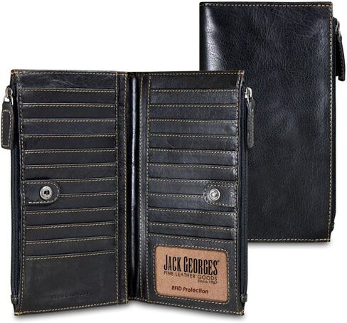 Voyager Large Zippered Wallet #7718 in Saudi Arabia