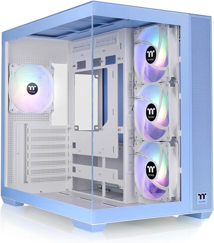 Thermaltake View 390 Air ؛ برج منتصف 2x120mm المشجعين CT المشمولين ؛ 360mm دعم الرادياتير ؛ 420mm التخليص GPU ؛ دعم الموصل المخفي ؛ فتحات PCIe القابلة للدوران. 200mm PSU التخليص ؛ الثلج CA-11F-00M6WN-00 in Kuwait