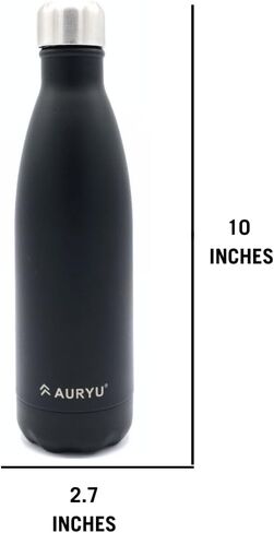 17oz Triple-Walled Insulated Stainless Steel Water Bottle, Keeps Drinks Cold for up to 24 Hours and Hot for up to 12 Hours, Leak Proof, Lavender in Saudi Arabia