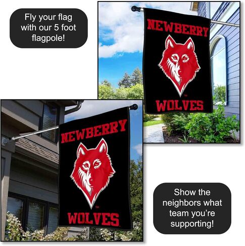 Newberry College Double Sided House Flag in Saudi Arabia
