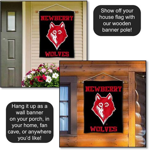 Newberry College Double Sided House Flag in Saudi Arabia