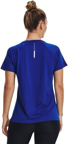 Under Armor Womens Performance Shirt Sleeve Shirt Black | MD الأبيض in Saudi Arabia