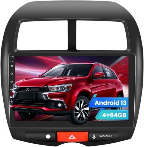 4+64G Android Car Stereo for Mitsubishi Outlander 2008-2015 with Wireless Carplay&Android Auto, 9 Inch IPS Touchscreen Support Bluetooth/GPS/WiFi/FM Radio/DSP/Mirror Link/SWC/Backup Camera in Saudi Arabia