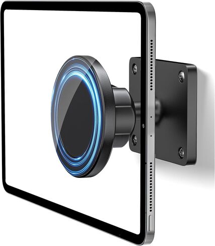 حامل حائط الجدار اللوحي ، حامل جدار ipad الدوار 360 درجة لأجهزة 4.7 "-12.9" ، حامل قاعدة الألومنيوم متوافق مع iPad Pro/Air/Mini ، iPhone ، Samsung Galaxy Tab ، Kindle-المطبخ ، الصالة الرياضية ، المكتب in Kuwait