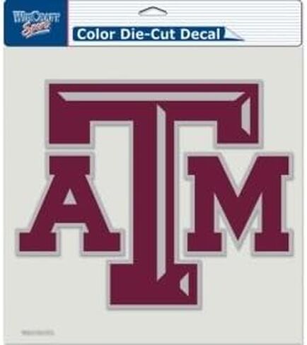 Texas A&M Aggies Die-Cut Decal - 8''x8'' Color in Saudi Arabia