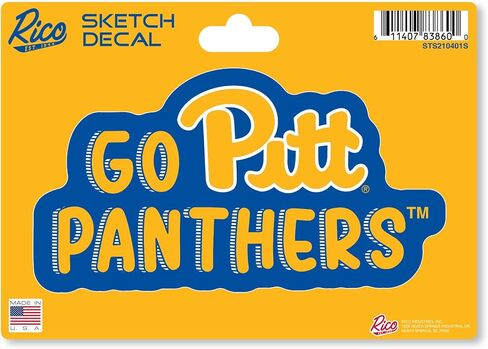 ملصق Rico Industries NCAA Vintage أو Sketch Look مقاس 4 بوصة × 6 بوصة in Kuwait