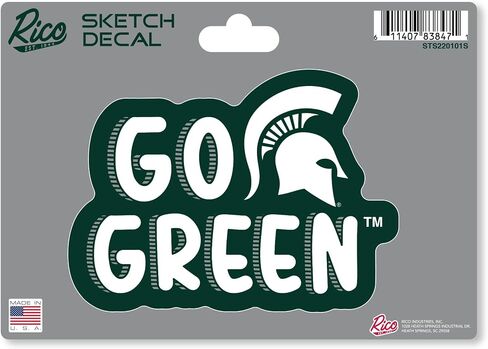 ملصق Rico Industries NCAA Vintage أو Sketch Look مقاس 4 بوصة × 6 بوصة in Kuwait