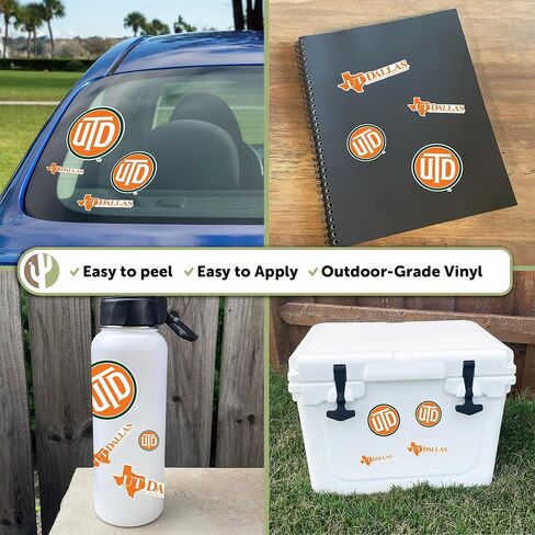 Desert Cactus University of Texas at Dallas Sticker Texas Dallas Comet Vinyl Decal Laptop Water Bottle Car Scrapbook Sheet (Type 1-1) in Saudi Arabia