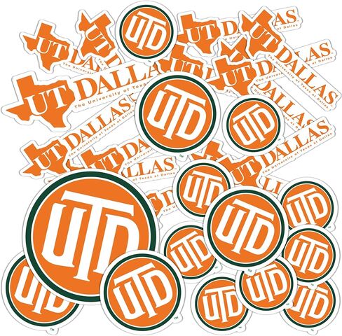 Desert Cactus University of Texas at Dallas Sticker Texas Dallas Comet Vinyl Decal Laptop Water Bottle Car Scrapbook Sheet (Type 1-1) in Saudi Arabia