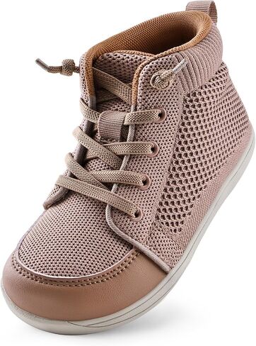 Watelves Toddler Little Kids Wide Barefoot Shoes Girls Boys Lightweight Boots Minimalist High Top Top Walking Super in Saudi Arabia