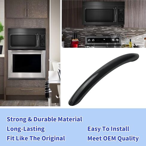 DE94-02409C Microwave Door Handle Replacement Part Compatible with Samsung Microwaves Replaces SMH1611SE DE94-02409C SMH1713S in Saudi Arabia