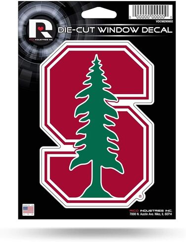 ملصق من الفينيل مقطوع بالقالب من Rico Industries NCAA Stanford Cardinal in Kuwait