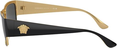 Versace Man Sunglasses Black Frame ، عدسات رمادية داكنة ، 56 ملم in Saudi Arabia