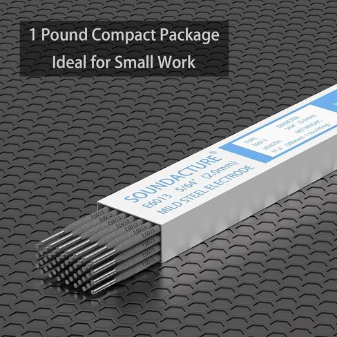 E6013 Welding Rod 3/32" 1lb Carbon Steel Stick Electrodes for Arc Welding Machine - Easy Strike, Smooth Arc, Reliable Performance in Kuwait