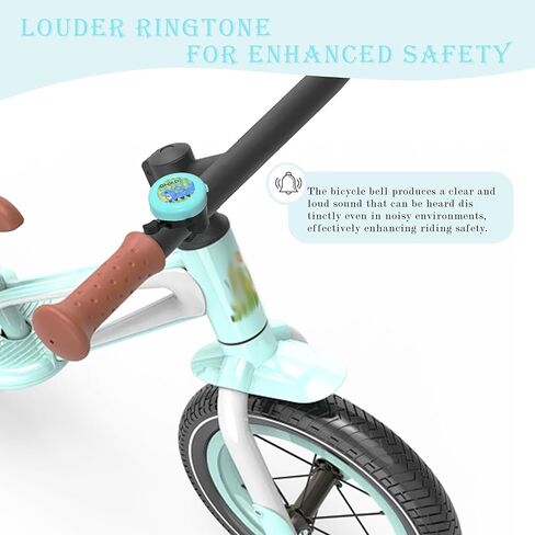 U-LIAN Cute Bike Bell for Kids Girls Boys Toddler, Bicycle Bell with Loud Crisp Clear Sound, Bike Accessories for Kids Durable Metal Bicycle Bells, Scooter, Tricycle and Trike Bells in Kuwait