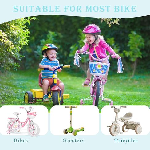 U-LIAN Cute Bike Bell for Kids Girls Boys Toddler, Bicycle Bell with Loud Crisp Clear Sound, Bike Accessories for Kids Durable Metal Bicycle Bells, Scooter, Tricycle and Trike Bells in Kuwait