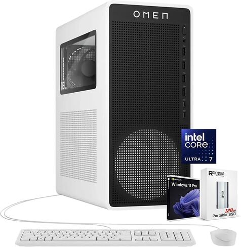 HP Omen 16L Gaming Desktop PC ، AMD Ryzen 7 8700G ، 32 GB RAM ، 1 TB SSD ، NVIDIA GEFORCE RTX 5060 TI ، Windows 11 Home ، Microsoft CoPilot ، Panda Metal ، TG03-0030 (2025) in Saudi Arabia
