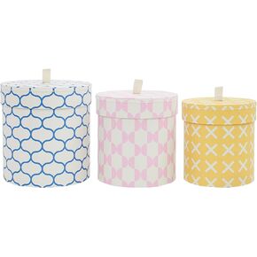 3-Piece Decorative Storage Boxes with Lids, wool storage, toy bin, Cardboard Keepsake Box Set, Butterfly and Bird Design, Shelf Decor, Home Decor, Modern Decoration Organizer, Toy Bin in Saudi Arabia