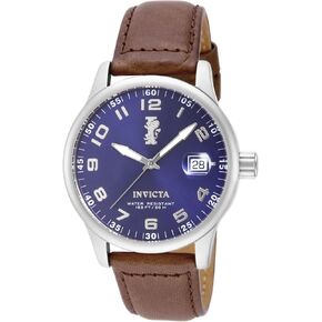 Invicta Men's I-Force 44mm Stainless Steel and 18k Gold Ion-Plated and Brown/Black Leather Watch (Model: 12823, 15255, 21393) in Saudi Arabia