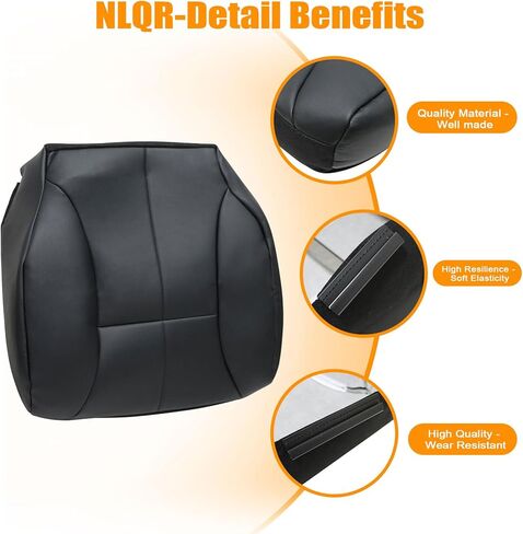 NLQR DRIVER SIDE SIDE SET COVERTING LEATHER GRAY DARKENT مع DODGE RAM 1500 2500 3500 1998 1999 2000 2001 2002 in Kuwait