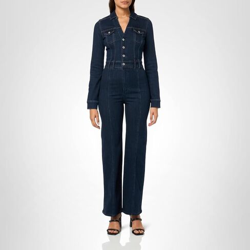 Paige Womens Sasha Long Sleeve Jumpsuit 32 Int inseam in Saudi Arabia