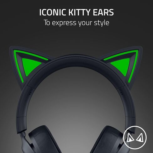 Razer Kraken Kitty V3 X Wired Gaming Headset: Kitty Ears - HyperClear Cardioid Mic - 40 mm Drivers - 7.1 Surround Sound - Comfy Ear Cushions - Cross-Platform via 3.5mm PC, PS5, Xbox, Switch 2 - Pink in Saudi Arabia