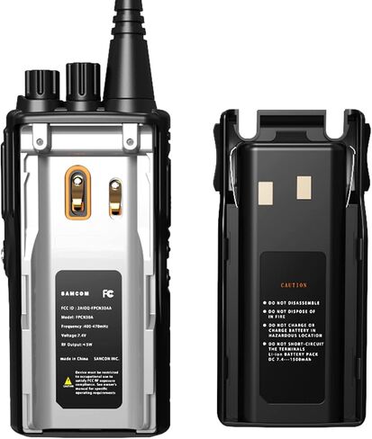 SAMCOM Upgrade 3000mAh Two-Way Radio Rechargeable Battery Pack for FPCN30A Walkie Talkies in Kuwait