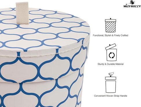 3-Piece Decorative Storage Boxes with Lids, wool storage, toy bin, Cardboard Keepsake Box Set, Butterfly and Bird Design, Shelf Decor, Home Decor, Modern Decoration Organizer, Toy Bin in Saudi Arabia
