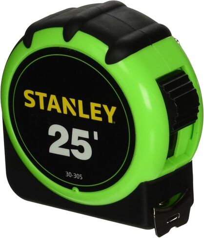 ستانلي 33-415 25 قدمًا × 1 في شريط قياس أخضر Hi-Vis مع طلاء شفرة Tylon in Kuwait