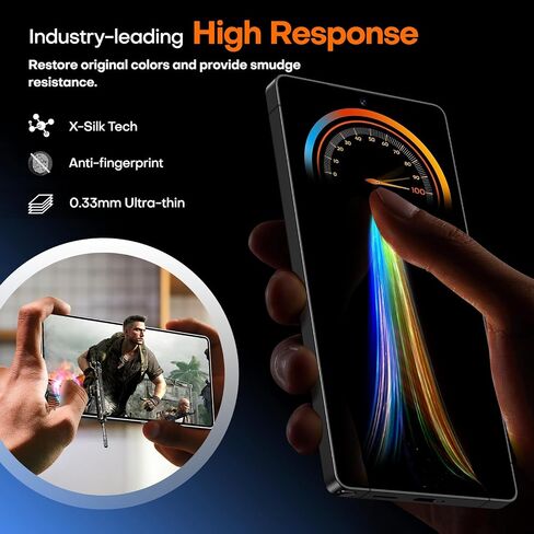 LϟK [3 Pack] for Samsung Galaxy S24 FE Screen Protector Tempered Glass + Dusting-Install Frame [Mil-Grade Drop Proof ] Touch Sensitive 0 Bubbles HD Film for S24 FE in Saudi Arabia