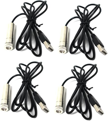 وحدة الليزر الأخضر ، وحدة الليزر الصناعية ، التركيز القابل للتعديل ، طول الخط 39 ″ قطر موصل USB 12 مم (Line-1pack) in Kuwait