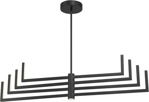 George Kovacs P1478-66A-L Articular LED Chandelier, Coal in Saudi Arabia