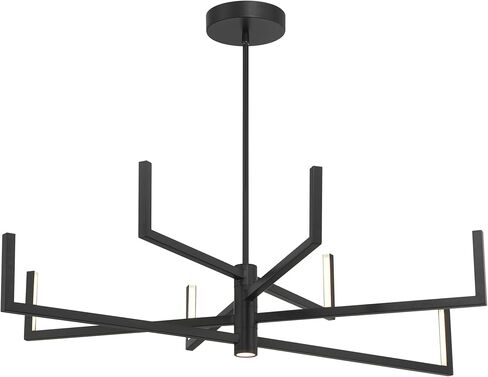 George Kovacs P1478-66A-L Articular LED Chandelier, Coal in Saudi Arabia