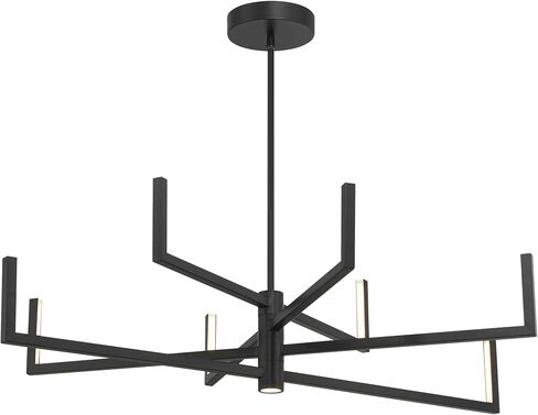 George Kovacs P1478-66A-L Articular LED Chandelier, Coal in Saudi Arabia