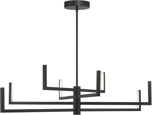 George Kovacs P1478-66A-L Articular LED Chandelier, Coal in Saudi Arabia