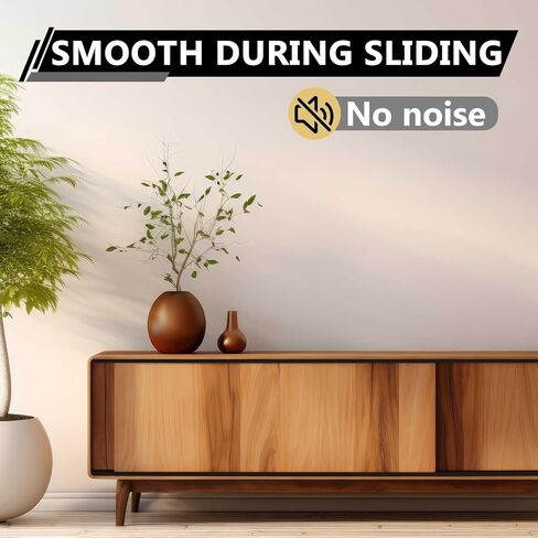 2 Sets 4 ft Long Plastic Sliding Cabinet Door Track Hardware Set for 1/2" Thick Panels Glass Window Cabinet Door Track for Sliding Closet Doors, Easy Quick Installation in Kuwait
