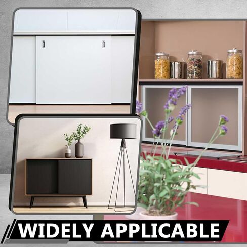 2 Sets 4 ft Long Plastic Sliding Cabinet Door Track Hardware Set for 1/2" Thick Panels Glass Window Cabinet Door Track for Sliding Closet Doors, Easy Quick Installation in Kuwait