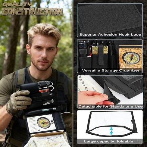 Military Map Case & Tactical Map Pouch with MOLLE, Waterproof TPU Holder in Kuwait