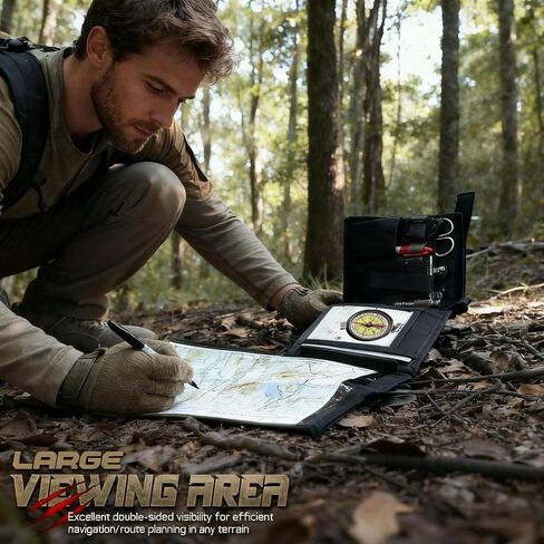 Military Map Case & Tactical Map Pouch with MOLLE, Waterproof TPU Holder in Kuwait