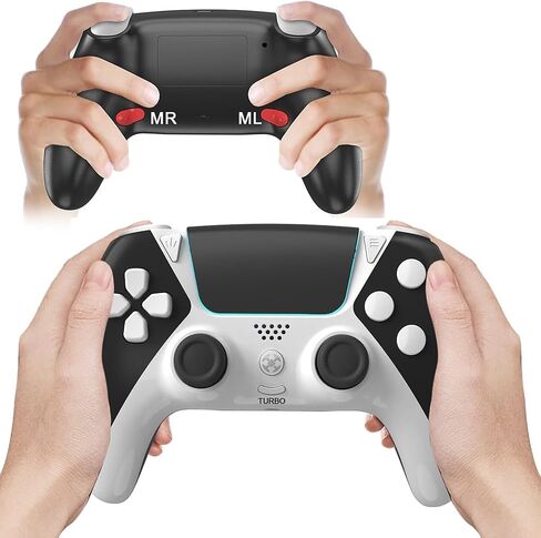 Enstixsm Mystery Blind Box ، وحدة تحكم اللعبة السلكية لـ PS4 ، الكمبيوتر الشخصي ، التبديل ، OLED ، Lite ، مشغلات عصا التحكم في القاعة ، بدون انجراف ، توربو ، أزرار خلفية ، اهتزاز مزدوج ، كابل 8.2 قدم ، (لون عشوائي) in Kuwait
