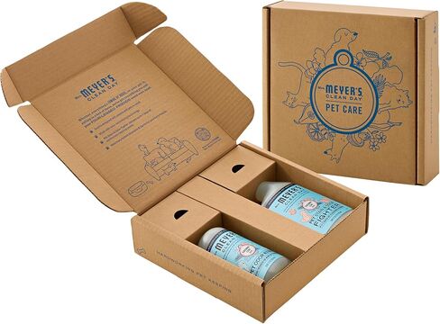 السّيدة. تشمل مجموعة Meyer's Clean Day Cat Care ، Spritz القطط - Peach و Pet Stain & Odor Fighter - أوراق جوز الهند in Kuwait